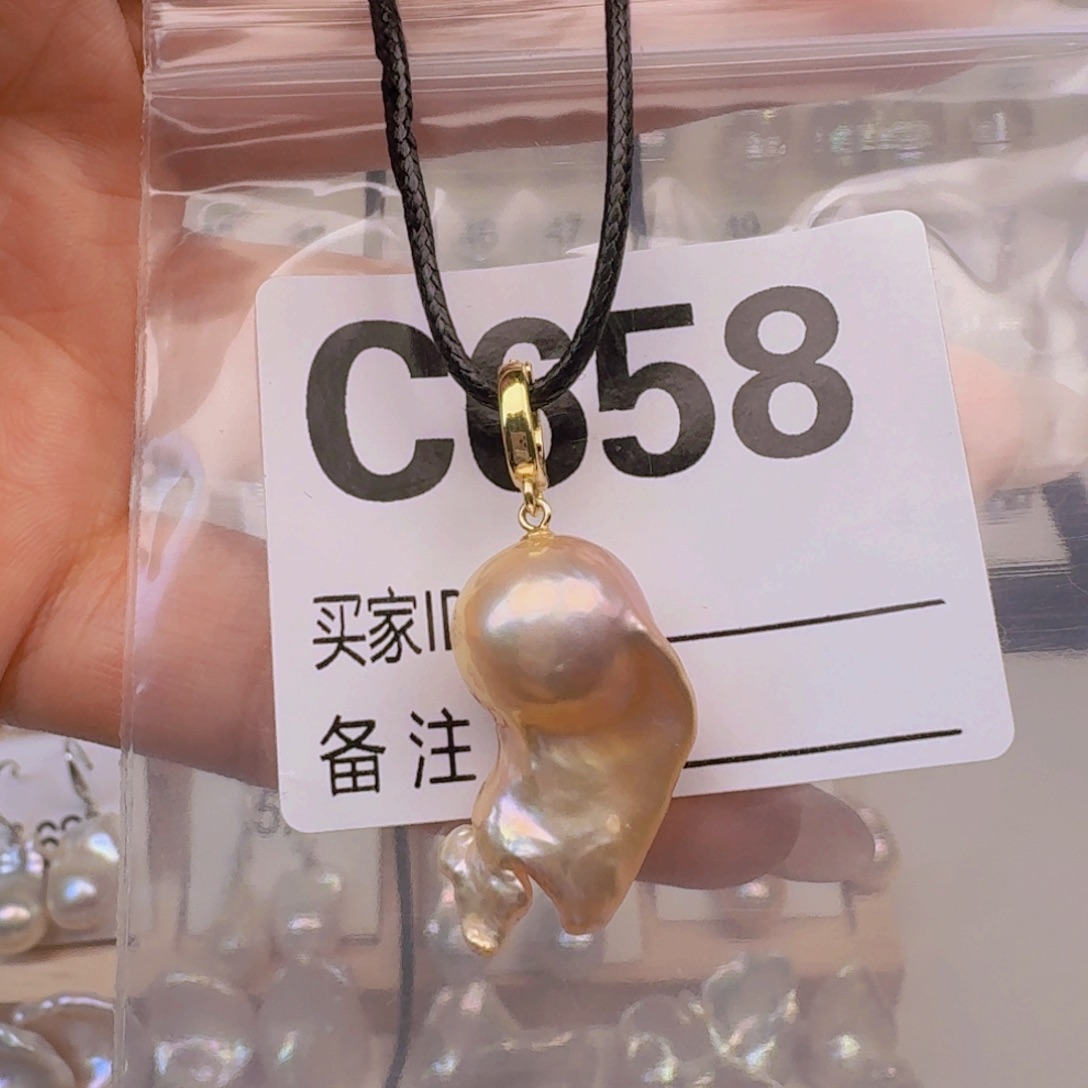 淡水珍珠银S925镶嵌颈饰