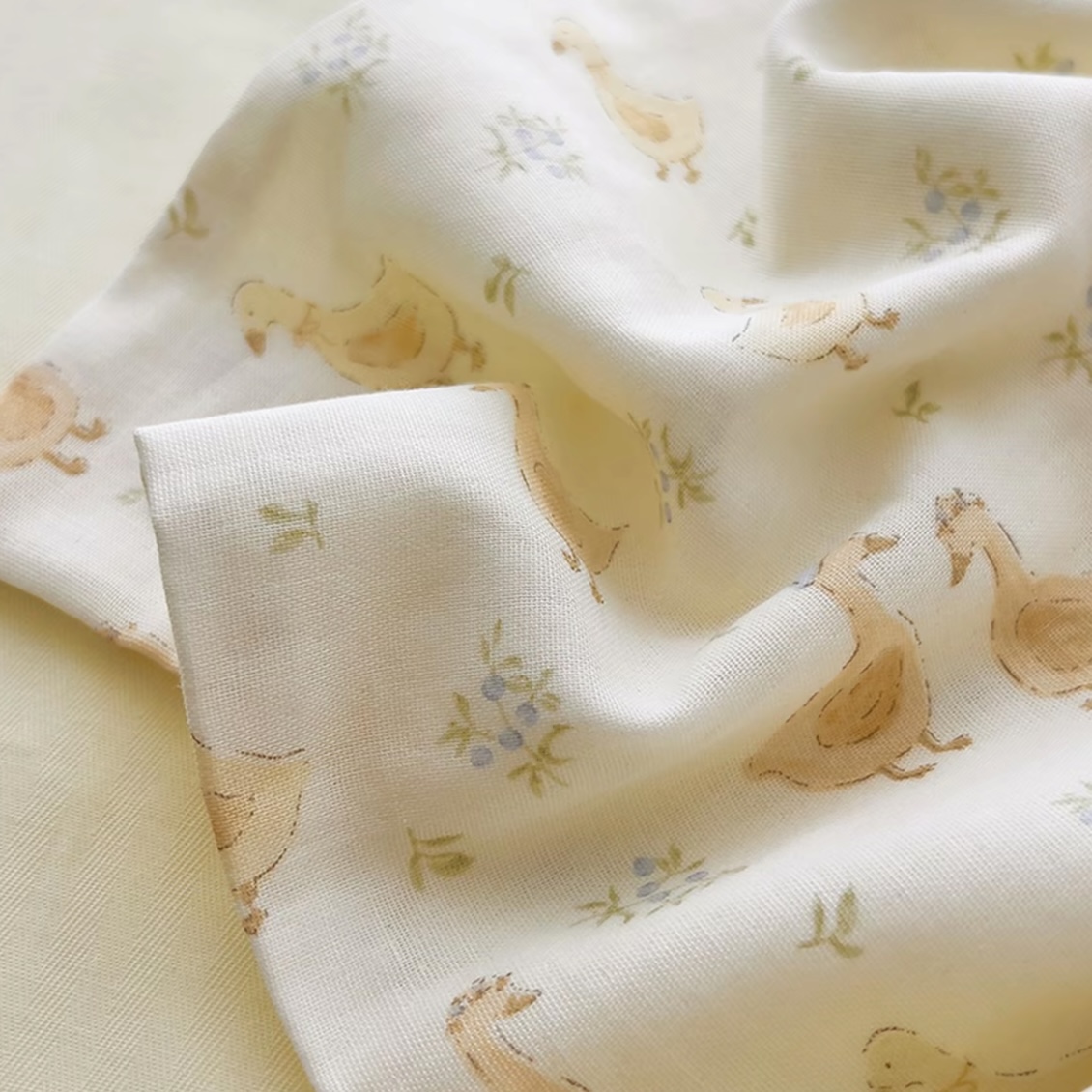 【凉爽鸭床单】夏季新款亲肤柔软双层纱床单