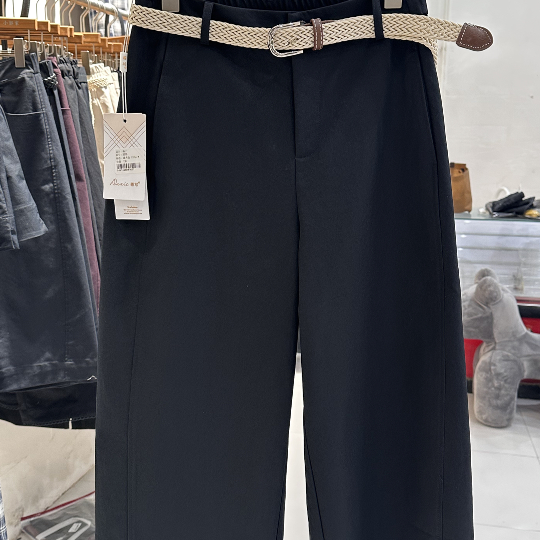 高腰阔腿直筒休闲裤女显瘦舒适百搭垂感好