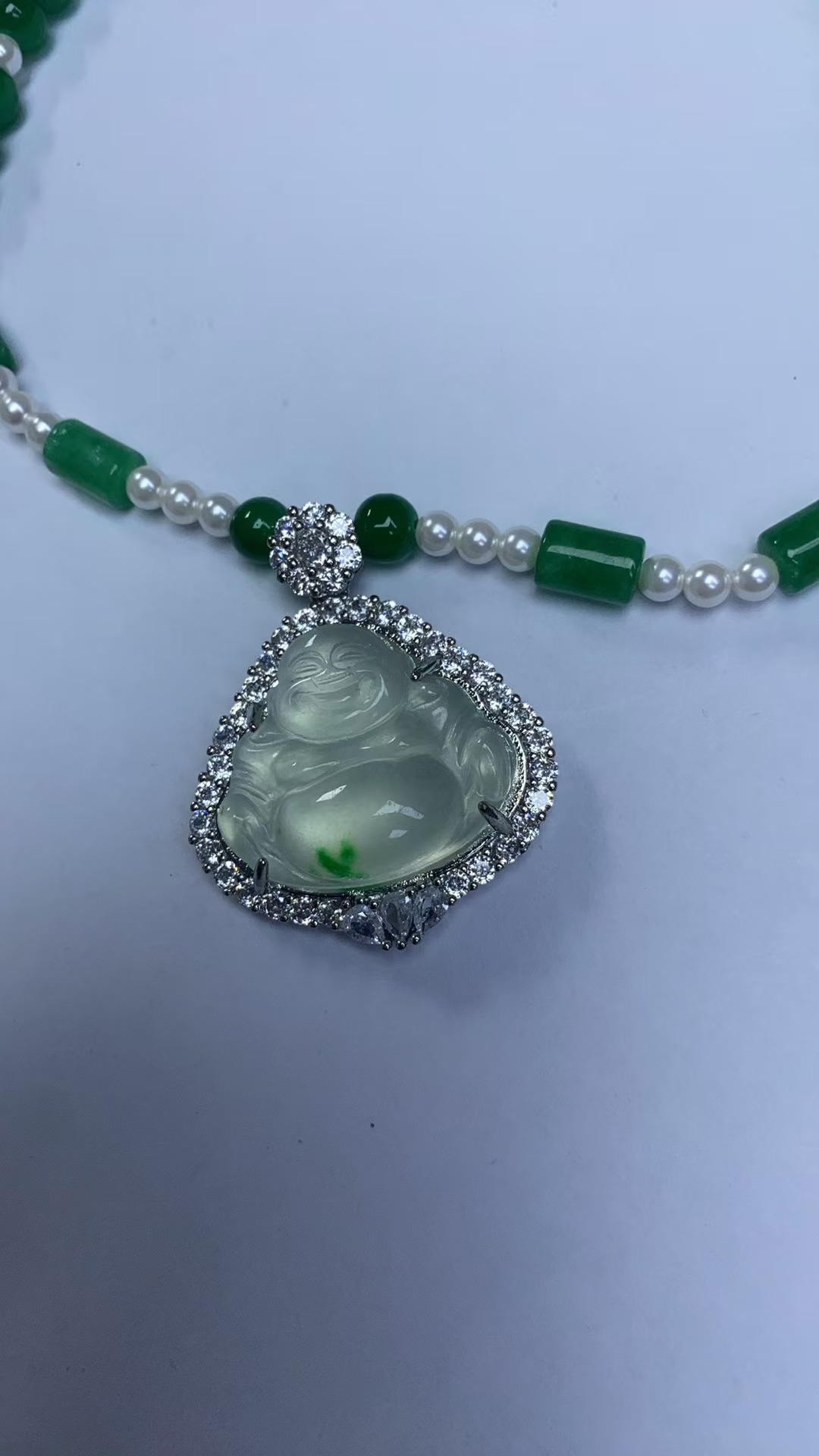 YY89【邂逅翡翠高冰吊坠，冰透绿意，开启浪漫时光】