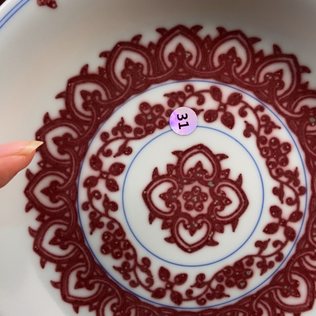 手绘现代茶具非古董