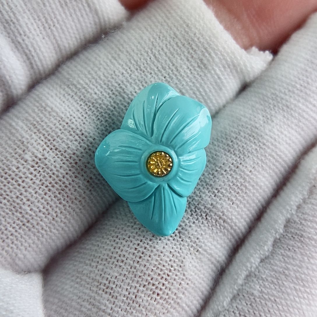 绿松石珠宝奇石未镶嵌