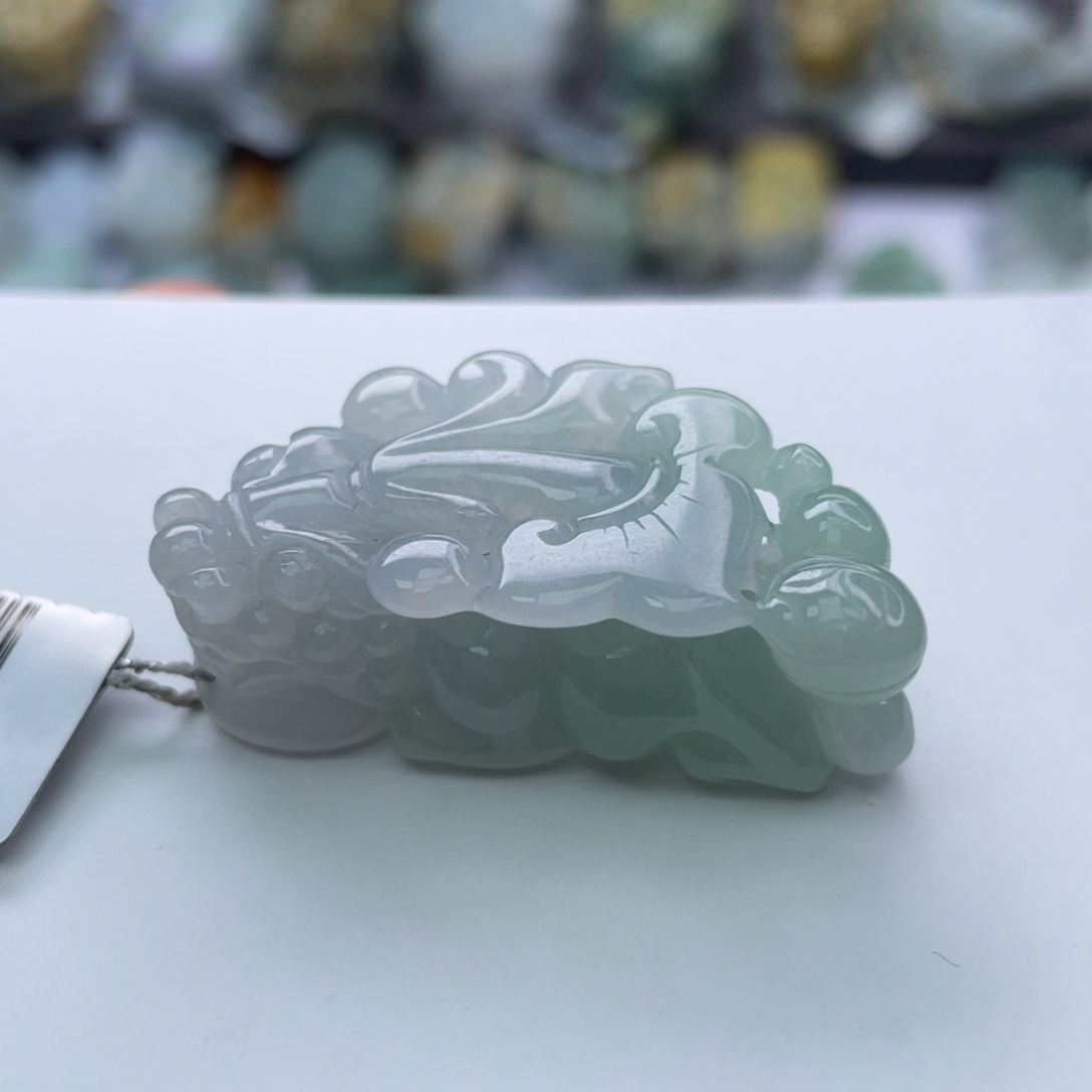 翡翠颈饰未镶嵌貔貅