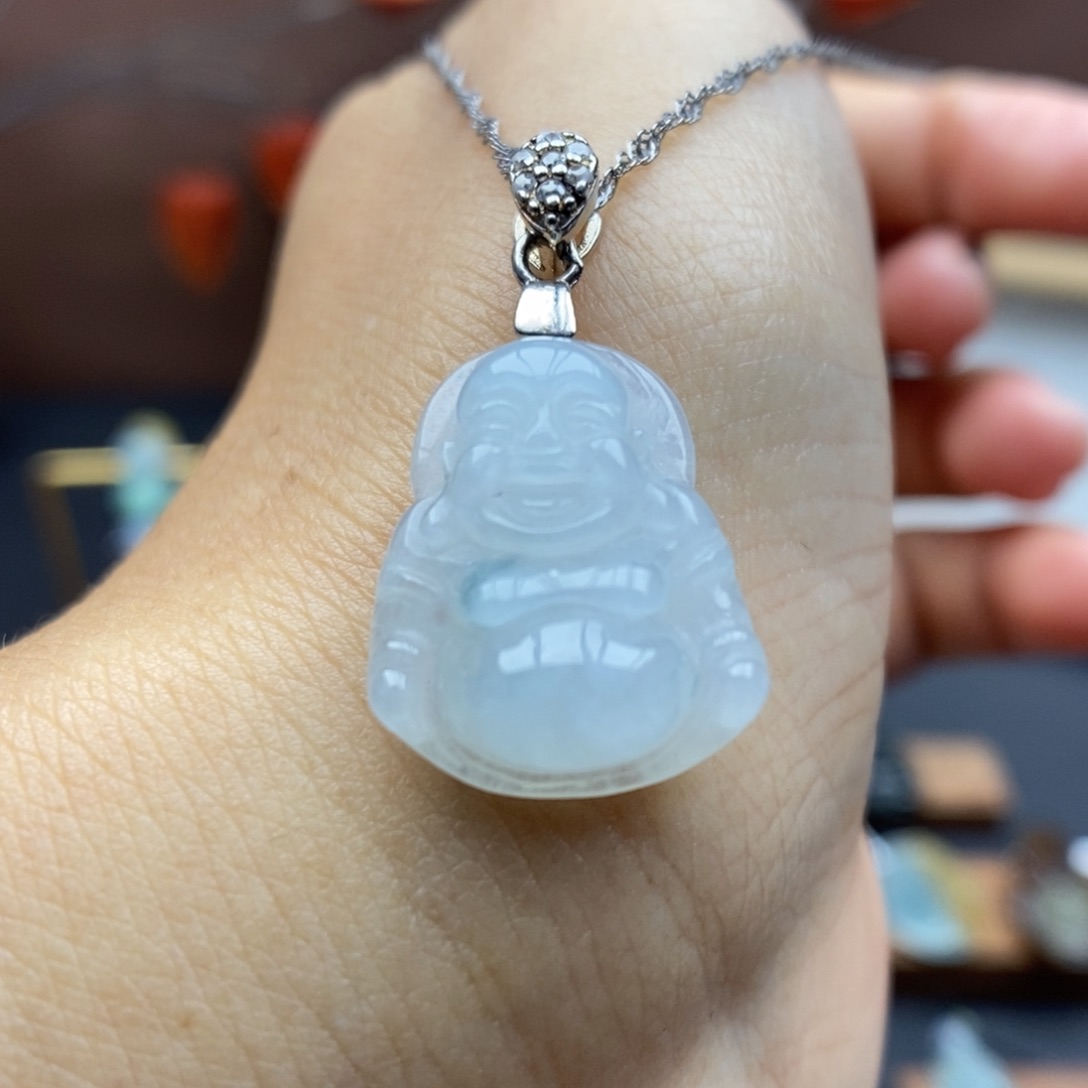 【闪购商品】颈饰银S925镶嵌翡翠6