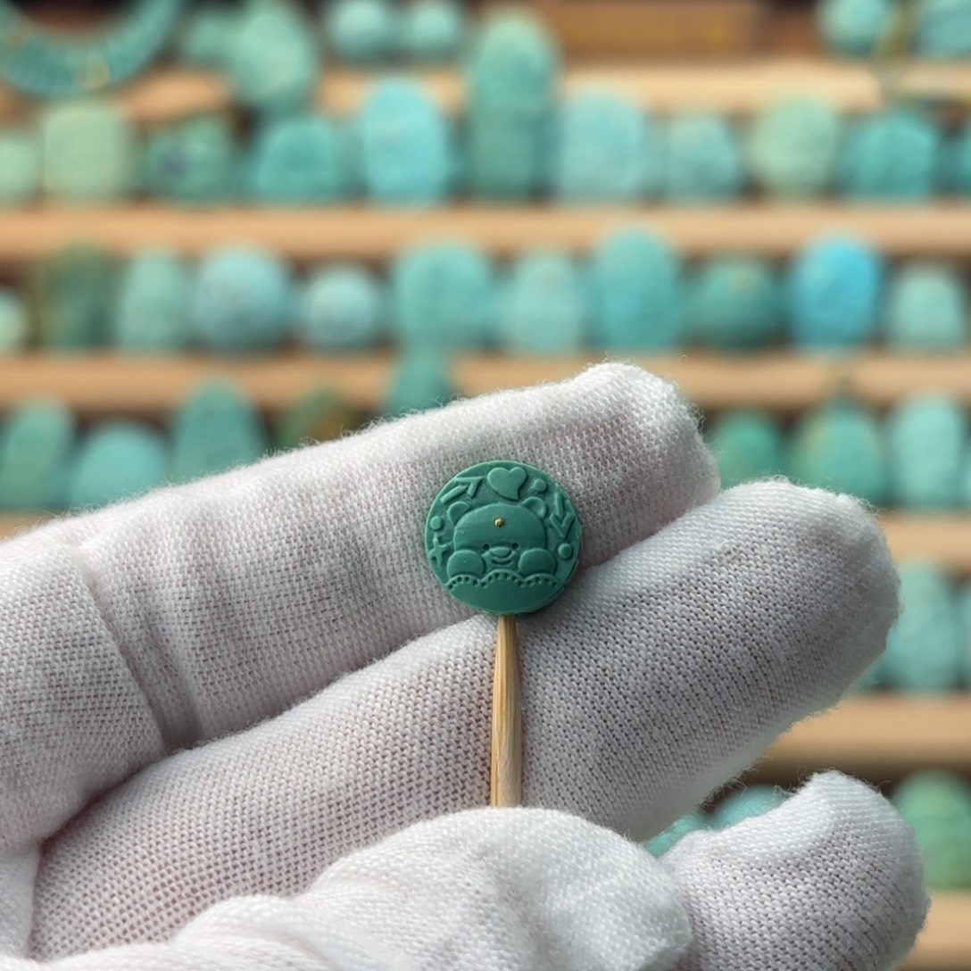 绿松石未镶嵌配饰