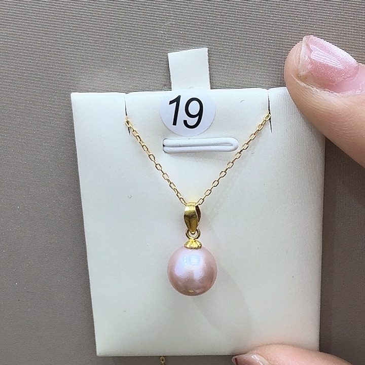 淡水珍珠颈饰银S925镶嵌