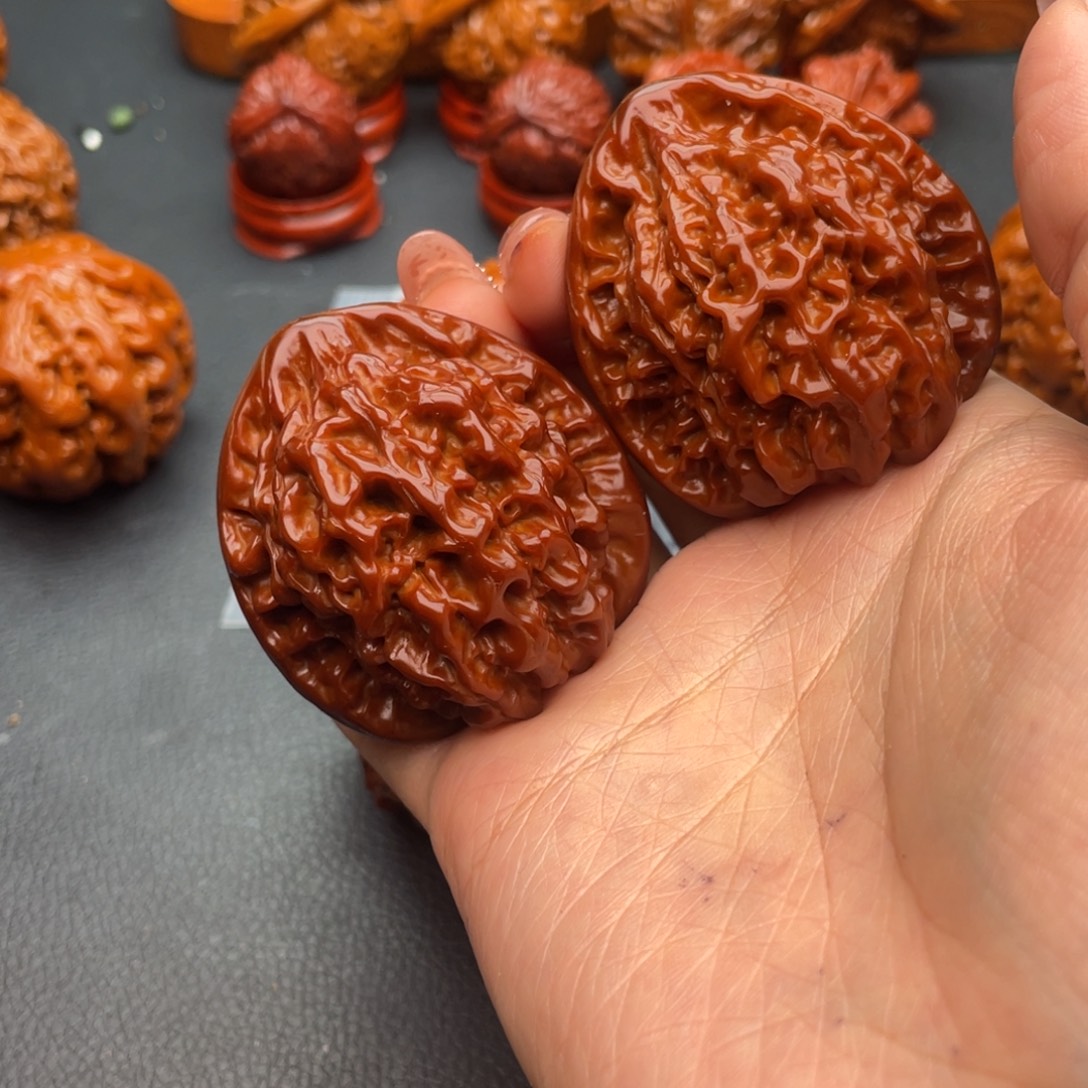 老***毂把件文玩核桃官帽