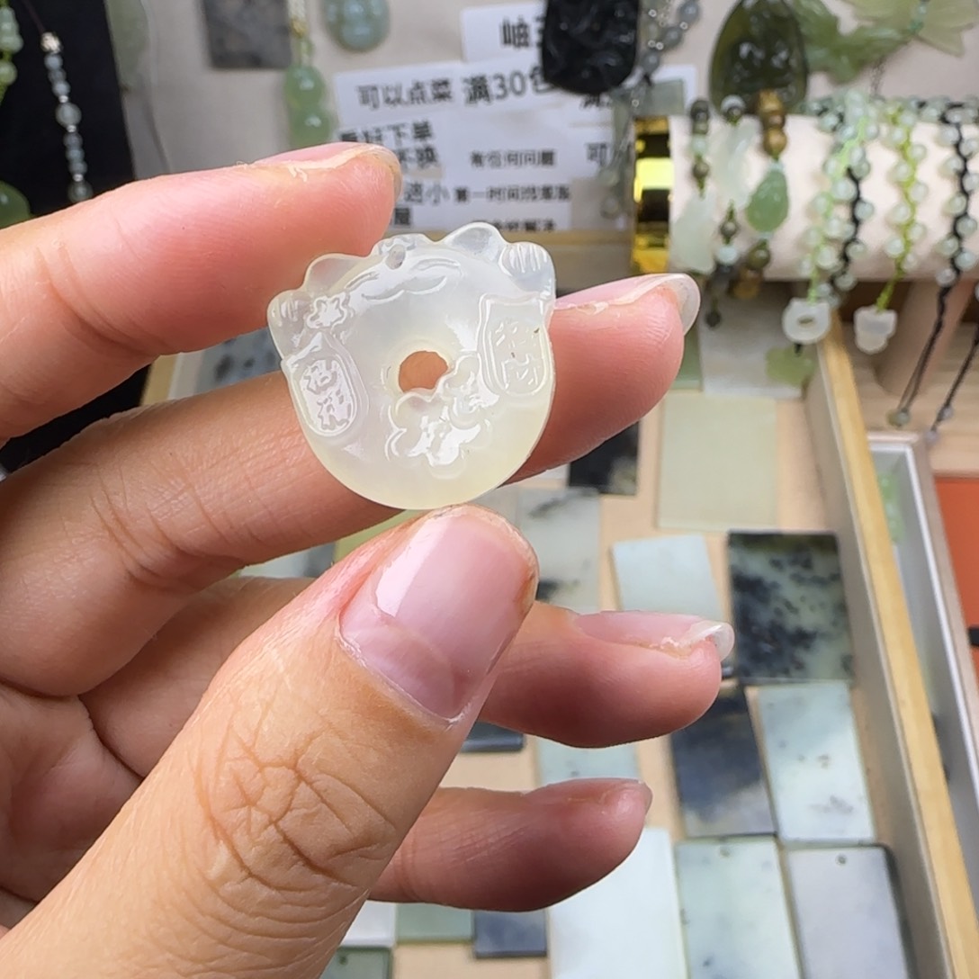 蛇纹石玉岫玉未镶嵌