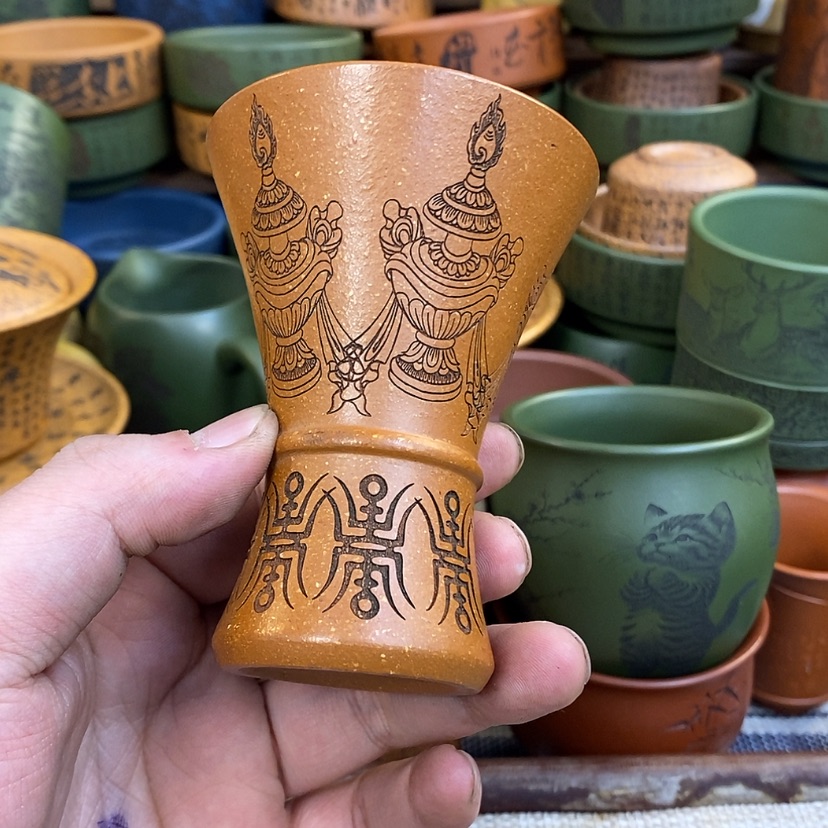 【闪购商品】紫砂杯子宜兴全手工紫砂杯