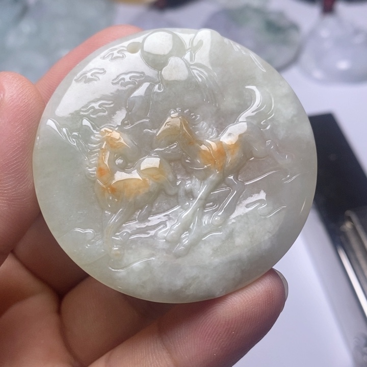颈饰未镶嵌翡翠翡翠