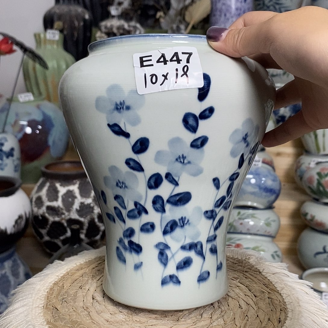 有孔 景德镇纯手绘高温陶瓷 E447 