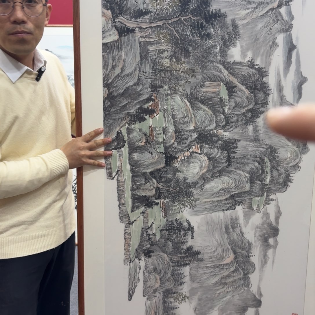 国画?带框绘画作品