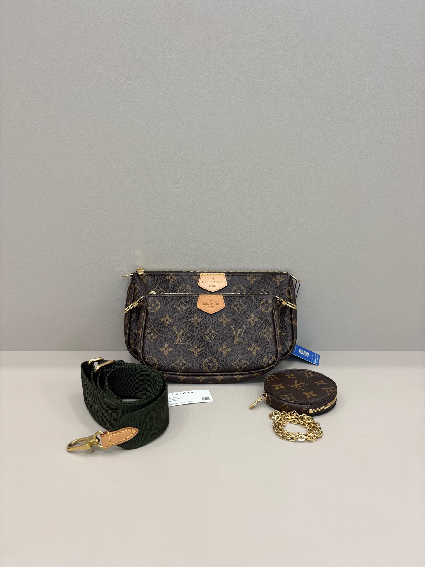 95新 LouisVuitton/路易威登 链条老花五合一 单肩包M6320