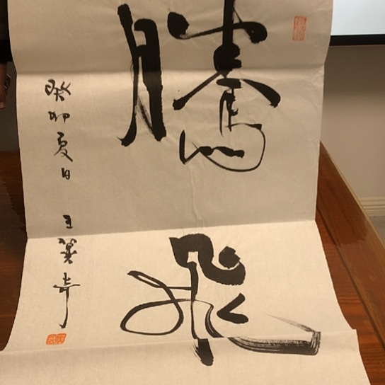 书法王翼奇3平尺作品
