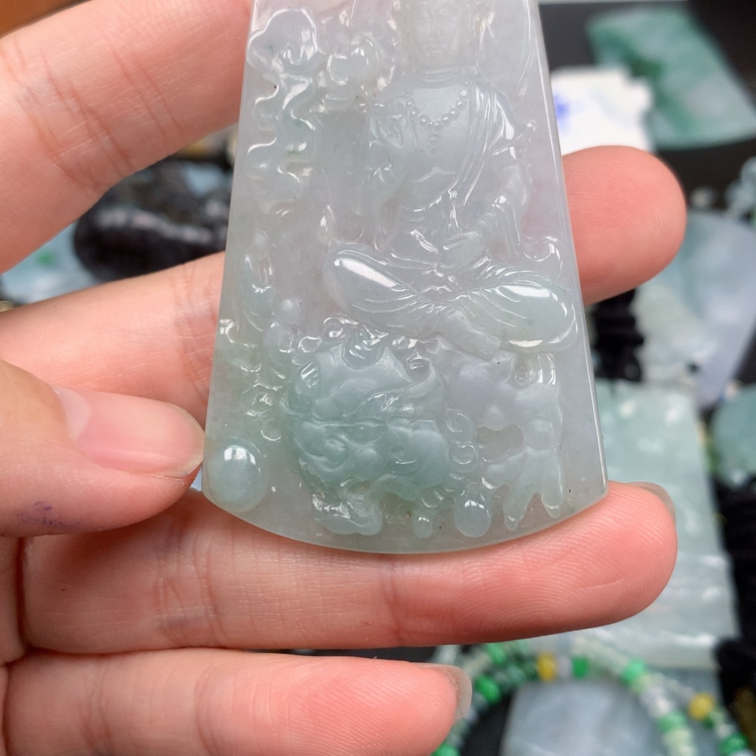 翡翠未镶嵌吊坠(不含链)福利34