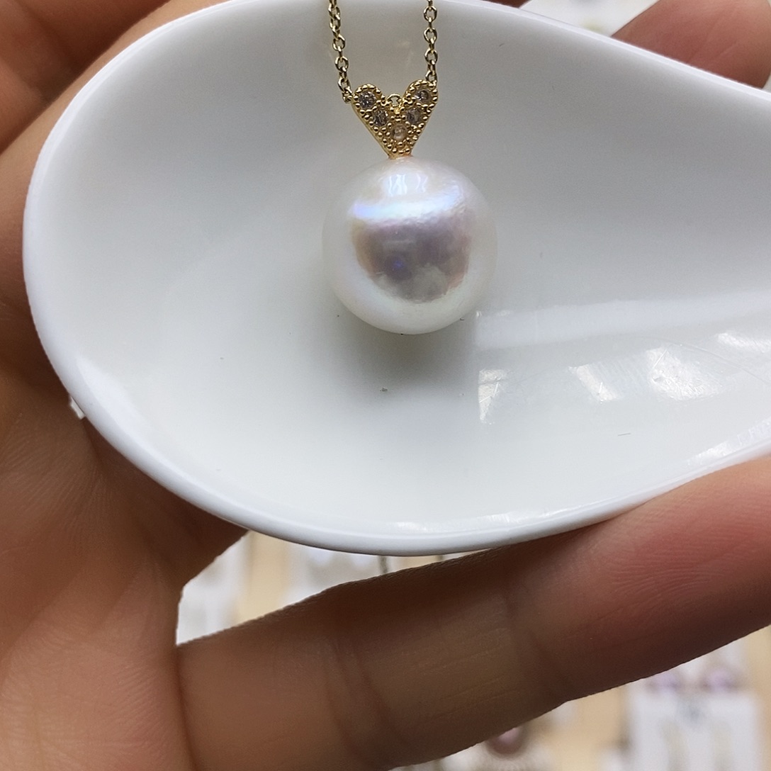 淡水珍珠颈饰合金