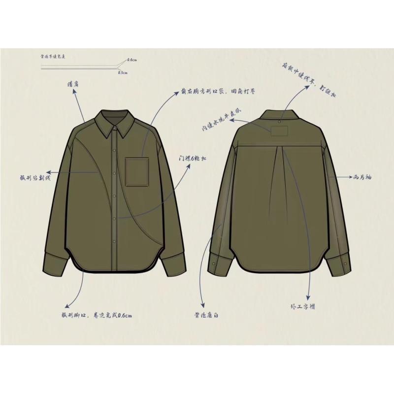 5灰格子—男装衬衫休闲绅士英伦复古风格欧货宽松