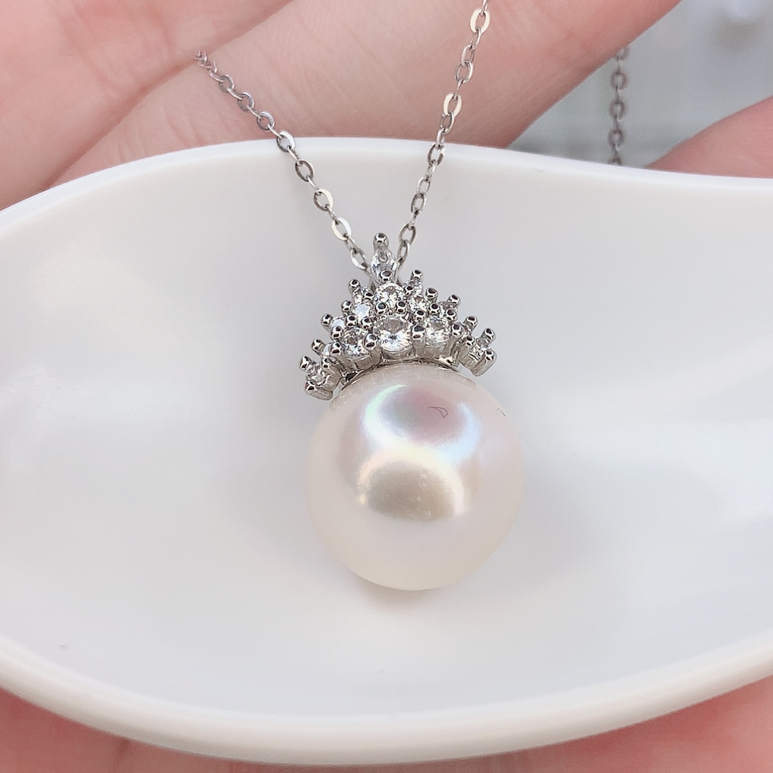 淡水珍珠吊坠(赠链)合金