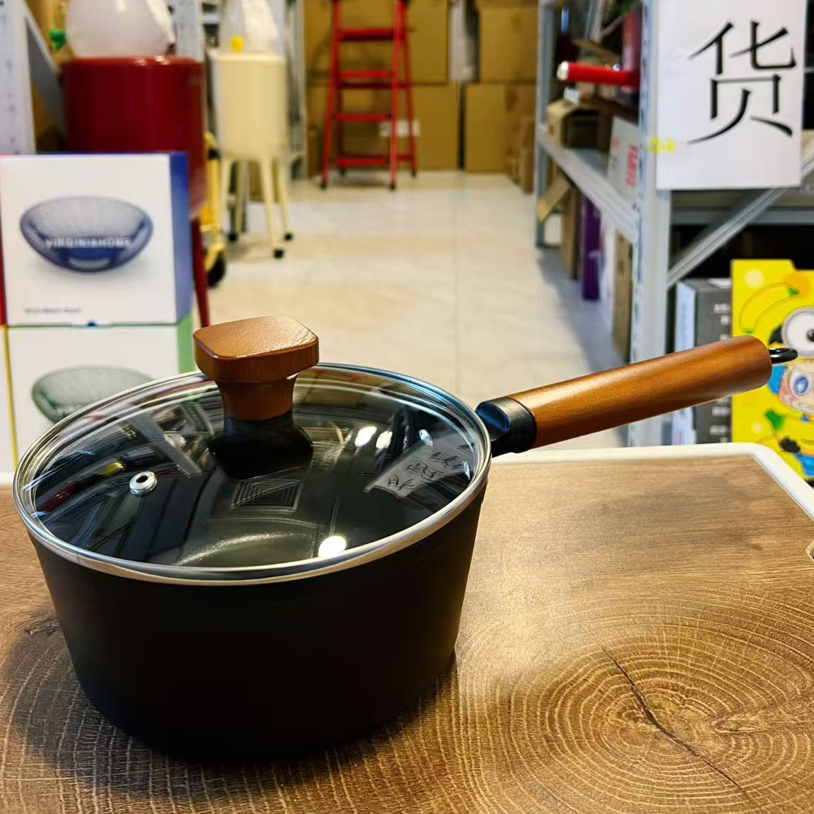 【风少专属】出口日本大金家用宝宝辅食牛奶18cm奶锅电磁炉燃气2.3L