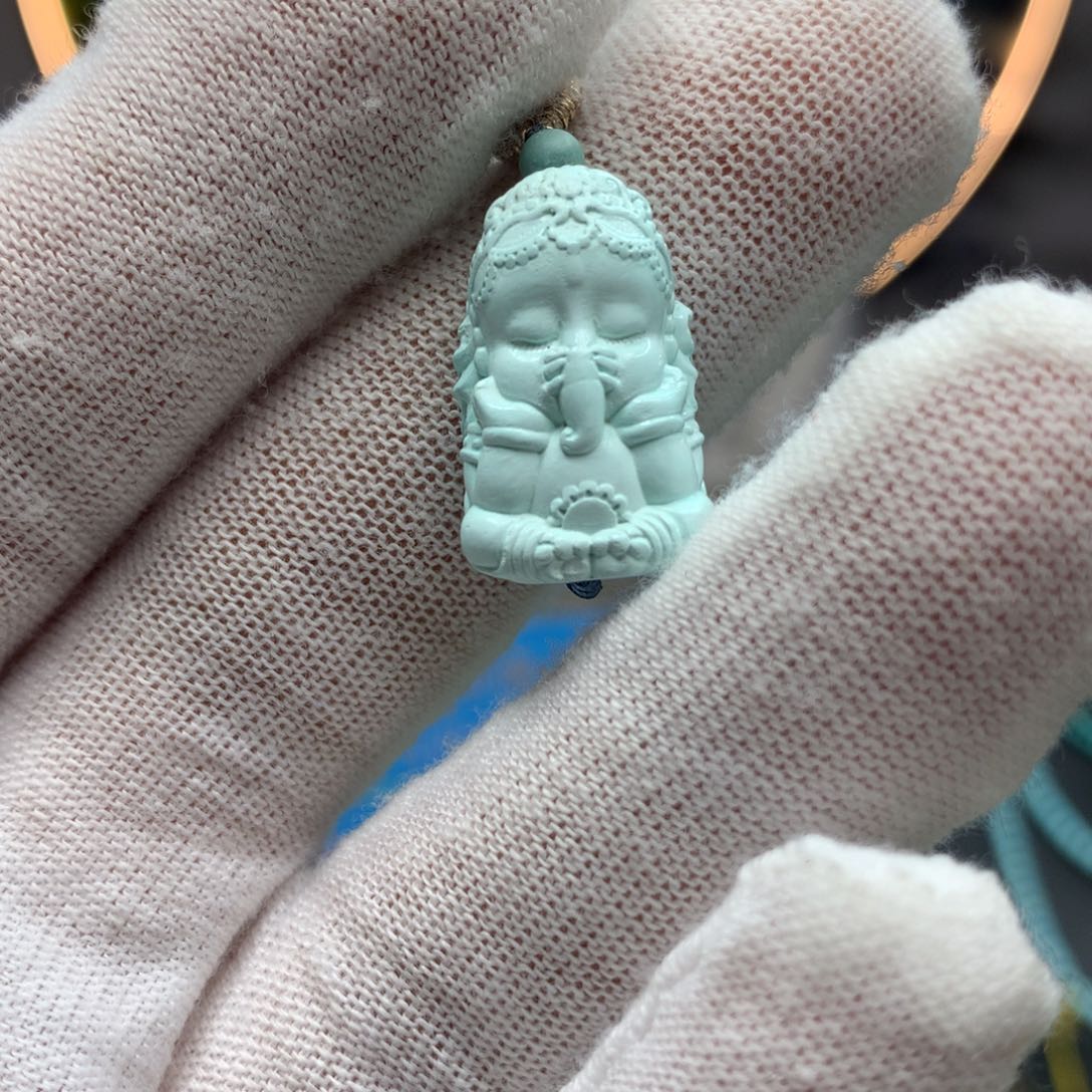 绿松石挂件未镶嵌