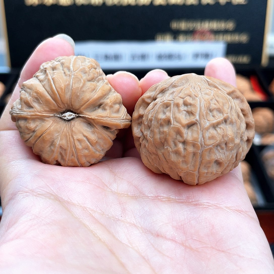 把件文玩核桃39毕业级圆深凹底➕正肩s3902