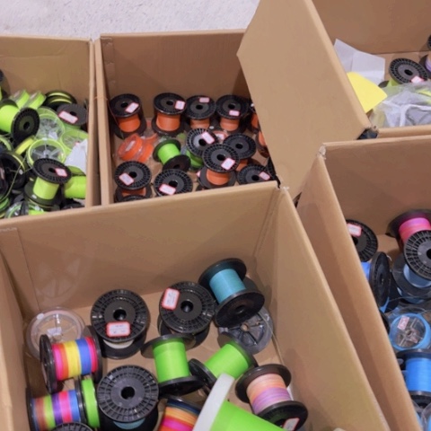 PE12编强耐磨橙色5号200米