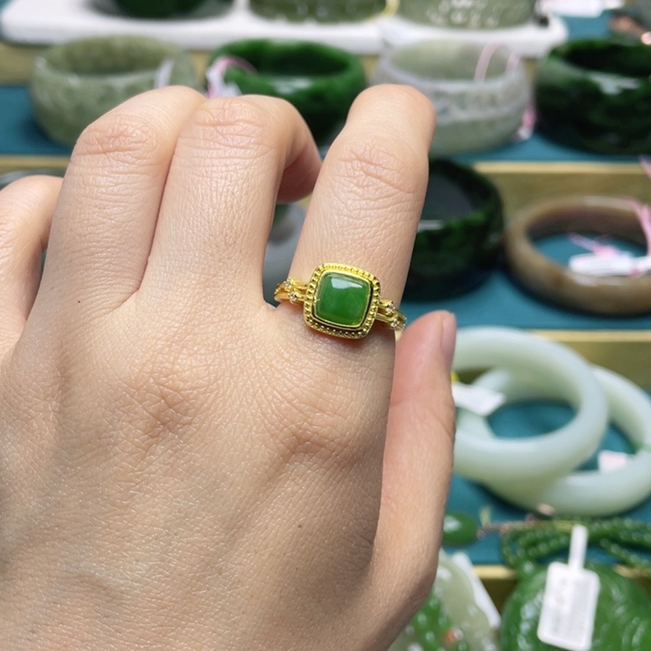 和田玉戒指未镶嵌