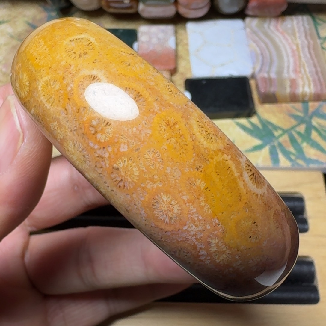 硅化玉纯天然色保真色未镶嵌56.5圈口