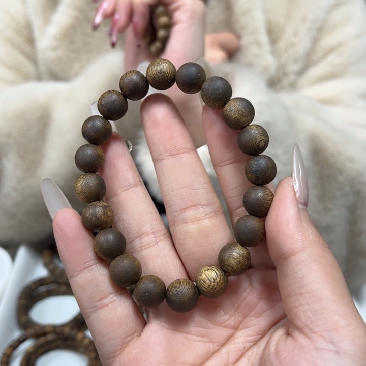 沉香手串1.0圆珠单圈多样性发1