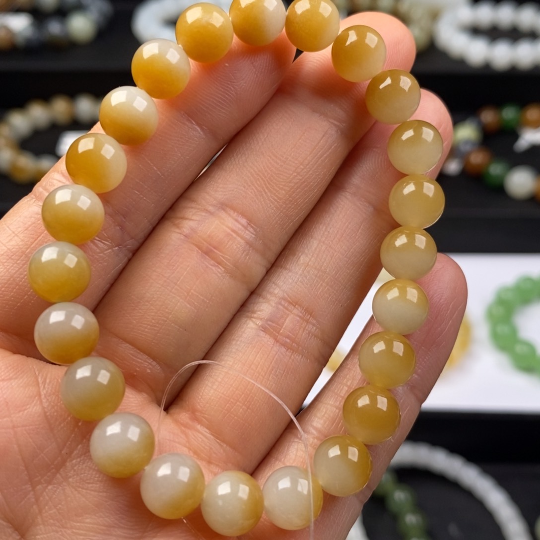 和田玉手串未镶嵌