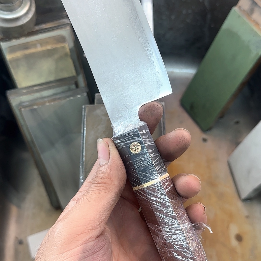 金属户外刀手工订单水果刀