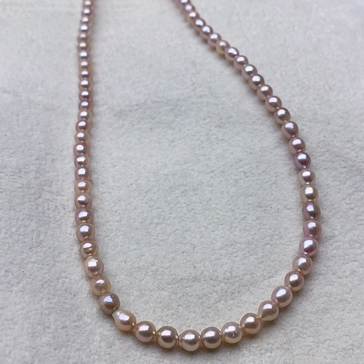 颈饰合金淡水珍珠