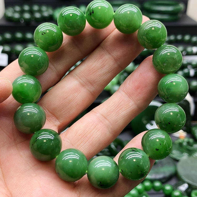 【闪购商品】未镶嵌和田玉（碧玉）手链