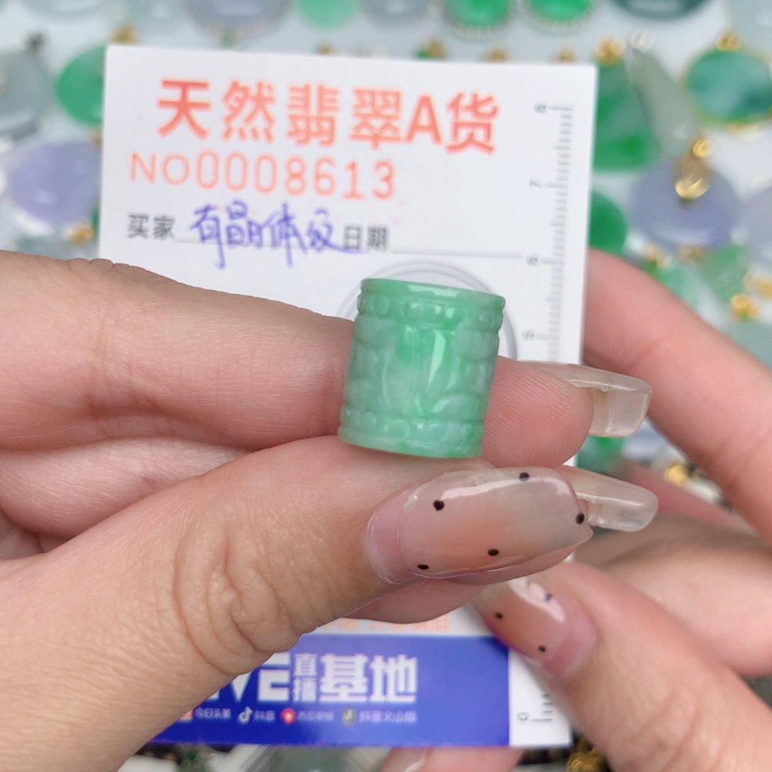 翡翠未镶嵌颈饰路路通