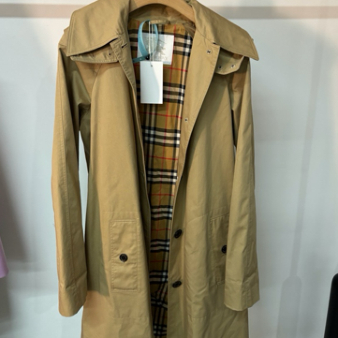99新 BURBERRY/博柏利 中长款风衣/14Y/A02357