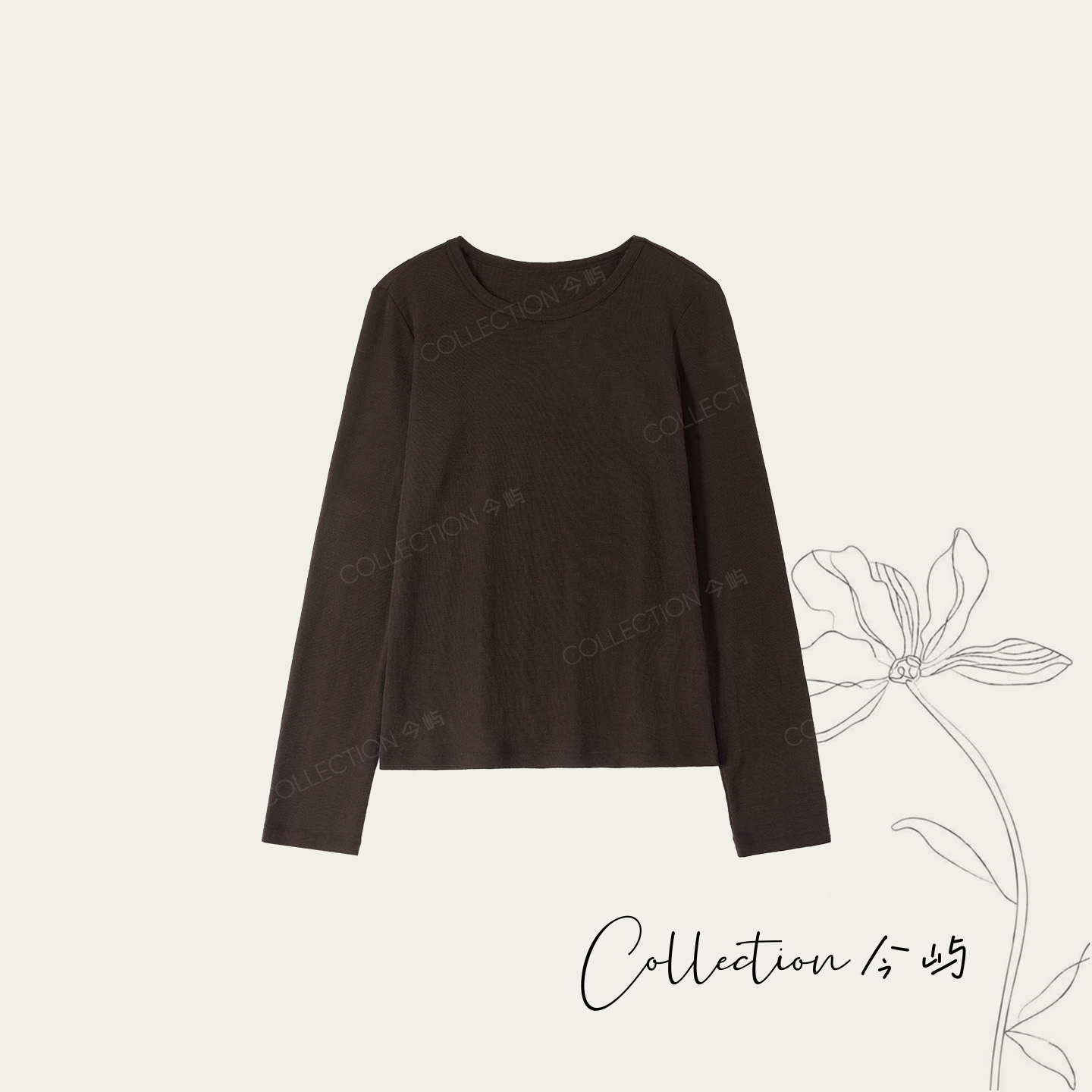 Collection今屿【人手一件】100%羊毛内搭简约针织衫q JY2503S0026