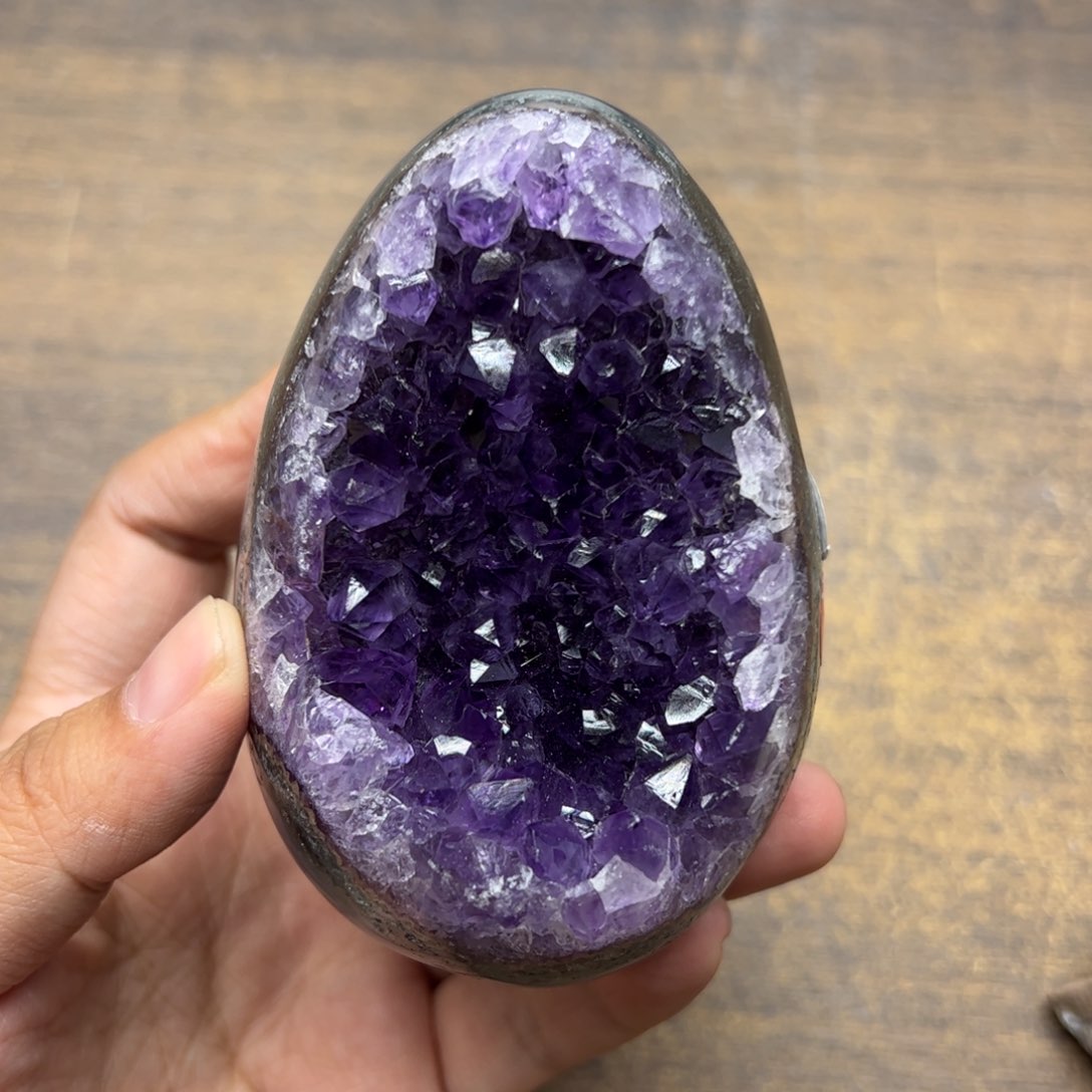 水晶水晶无镶嵌未镶嵌紫蛋21