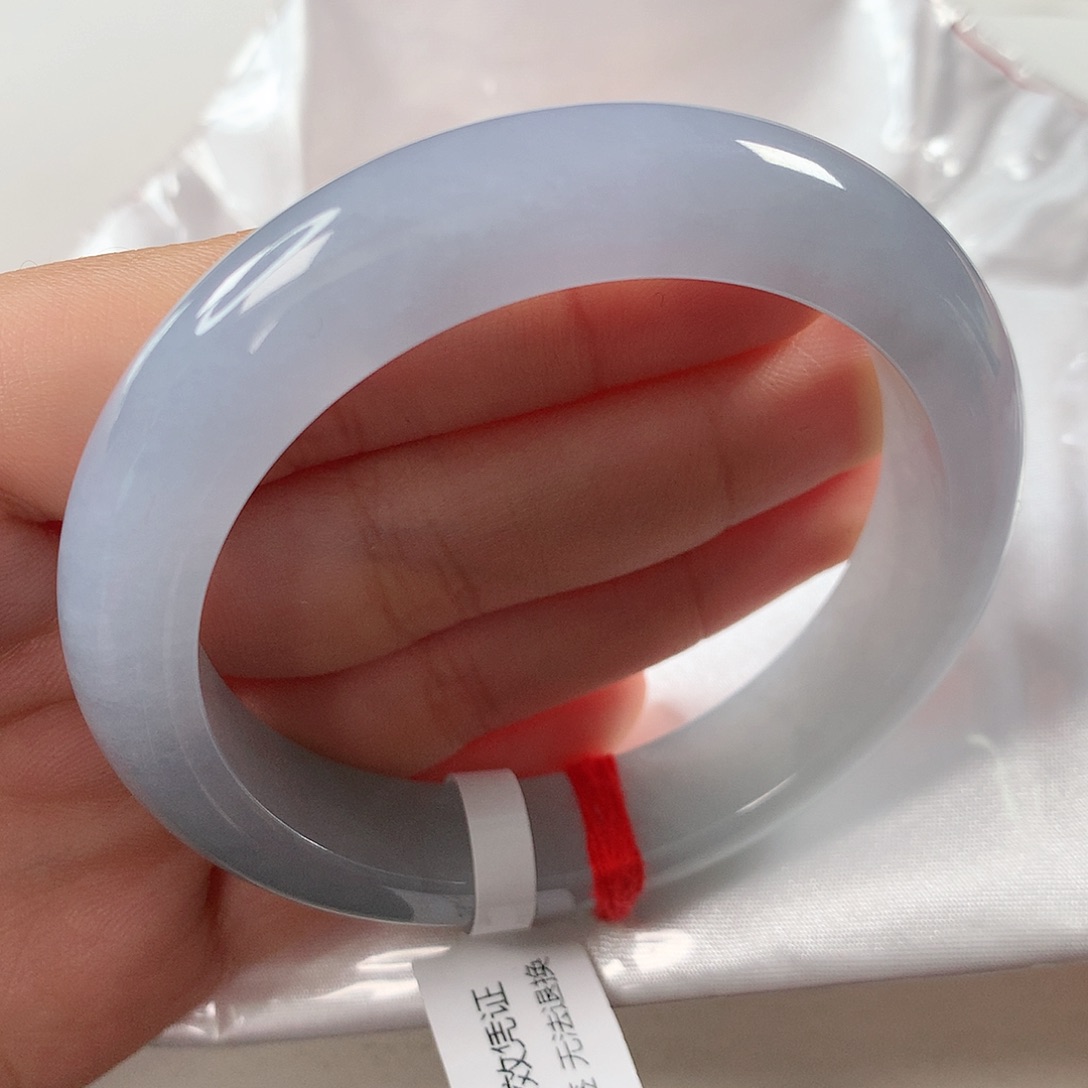 翡翠手镯未镶嵌 正圈①⑤②