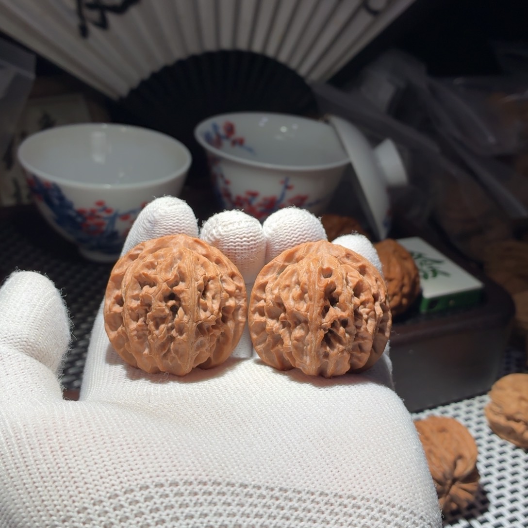 吊坠文玩核桃41+粗筋苹果