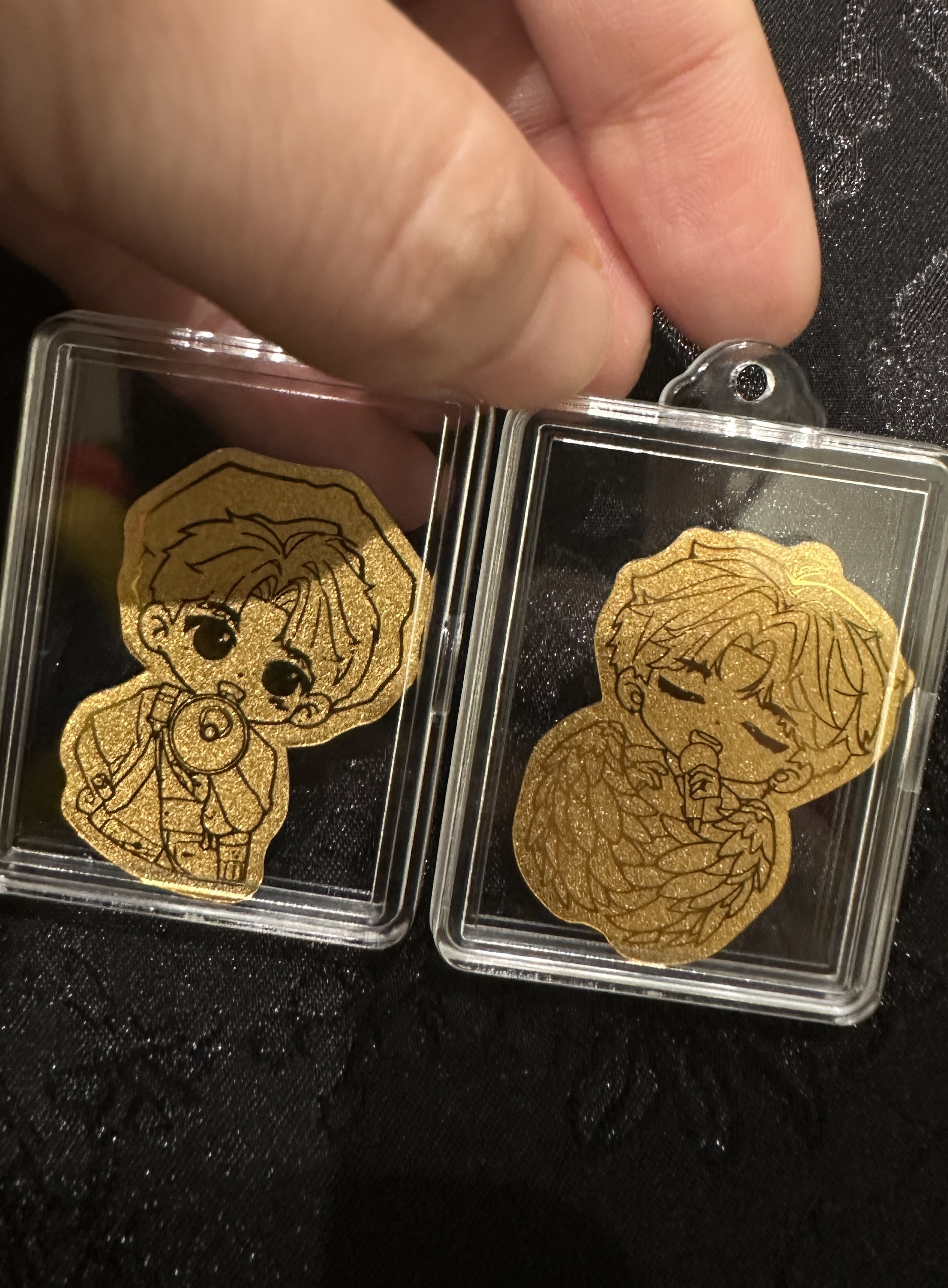 含金明星手机贴演唱会物料黄子弘凡应援周边物料蟹黄堡纪念品