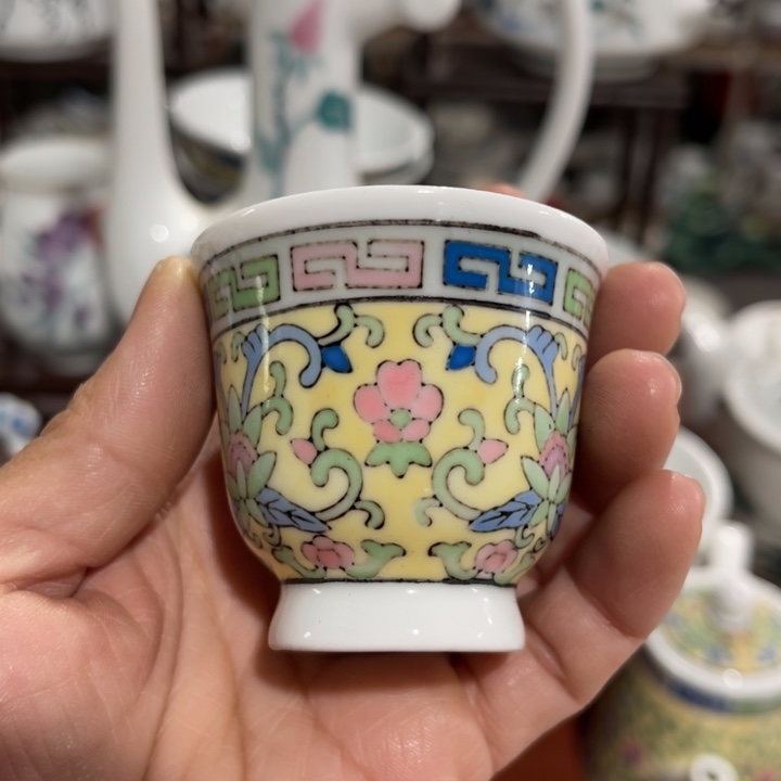 醴陵高温瓷手绘40毫升杯