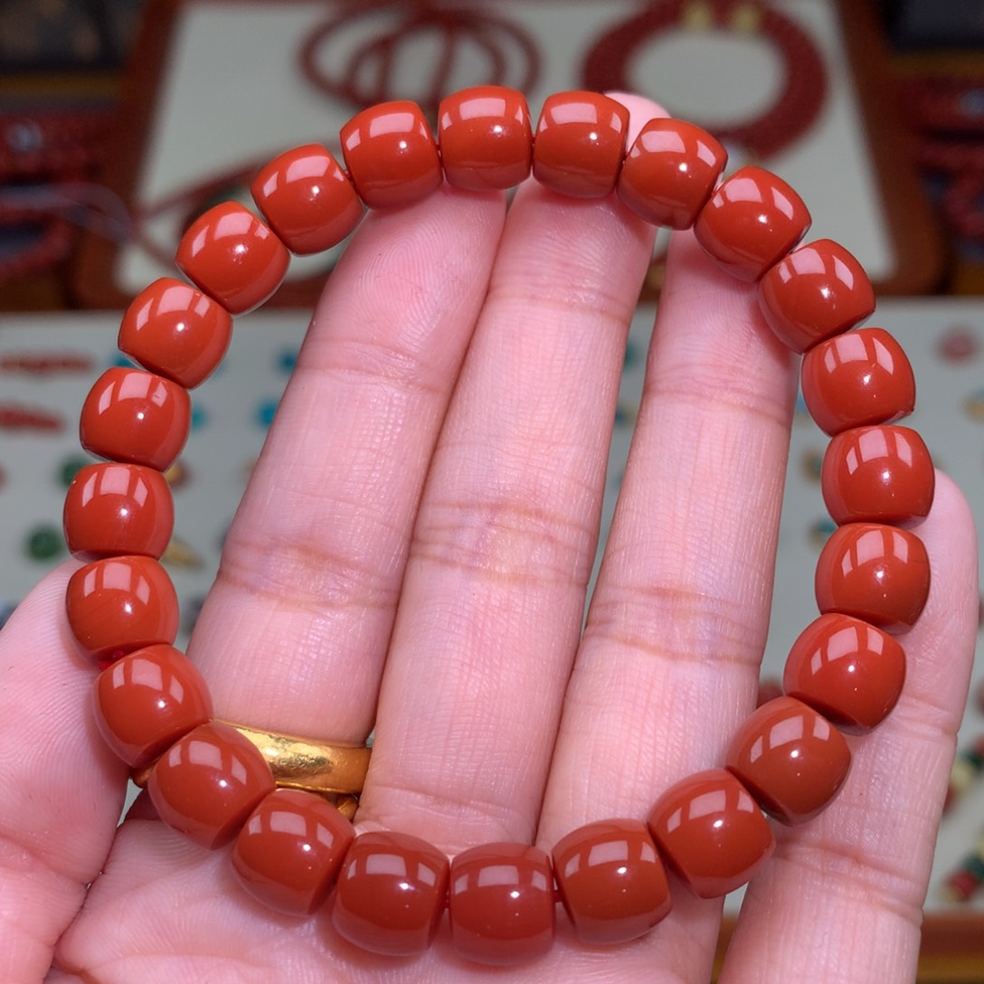 南红玛瑙未镶嵌颈饰