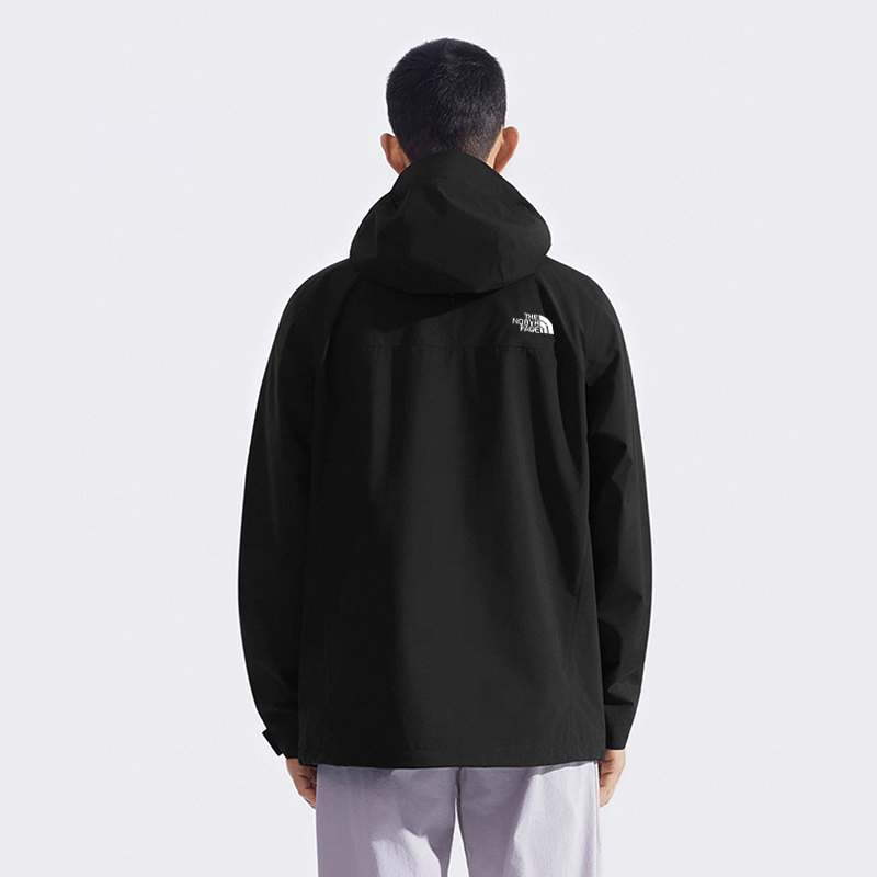 小贝经典冲锋衣男士运动户外休闲连帽防风秋季防水时尚高档外套