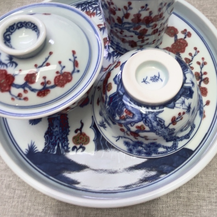 老***皮景德镇陶瓷釉里红