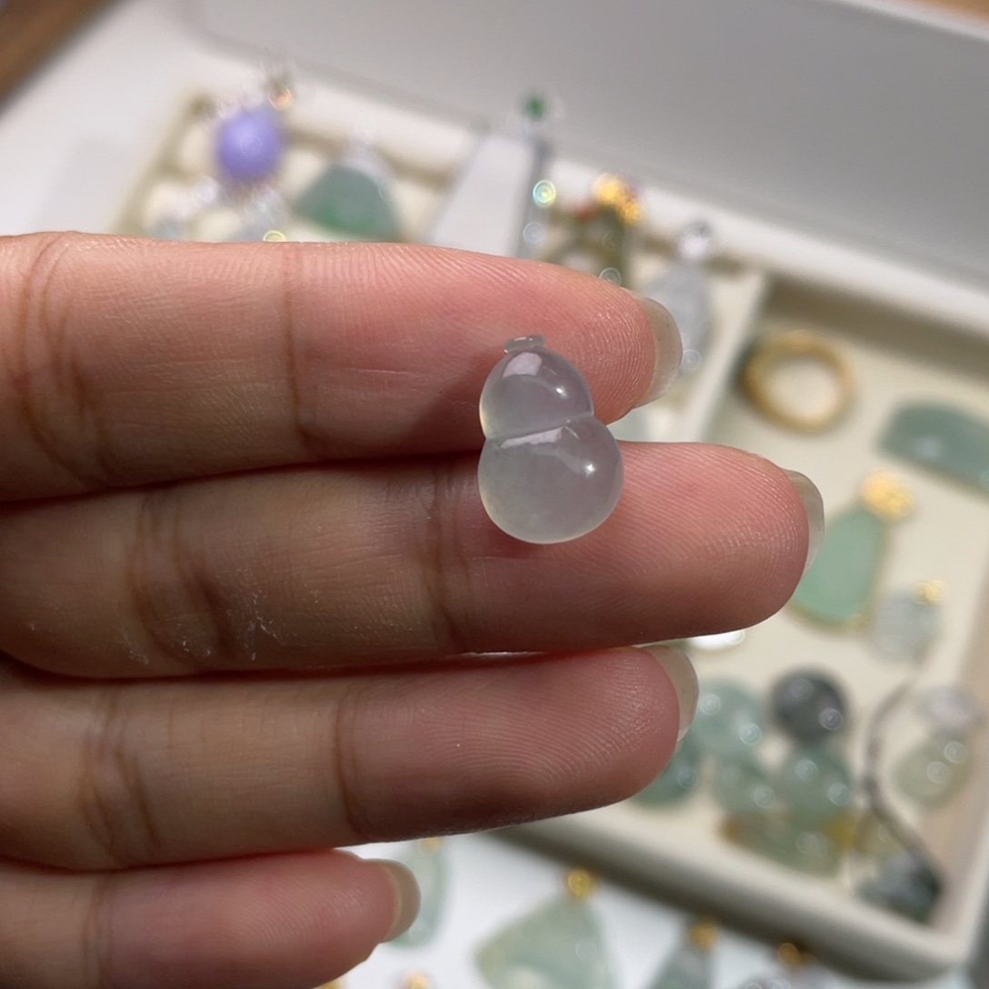 颈饰未镶嵌翡翠葫芦03