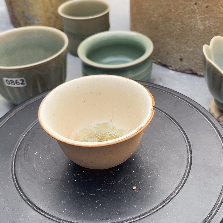 原矿釉铃铛杯微瑕