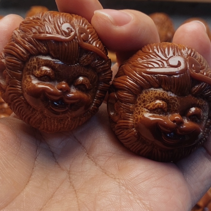 豌***丫橄榄核手串/手链小圣