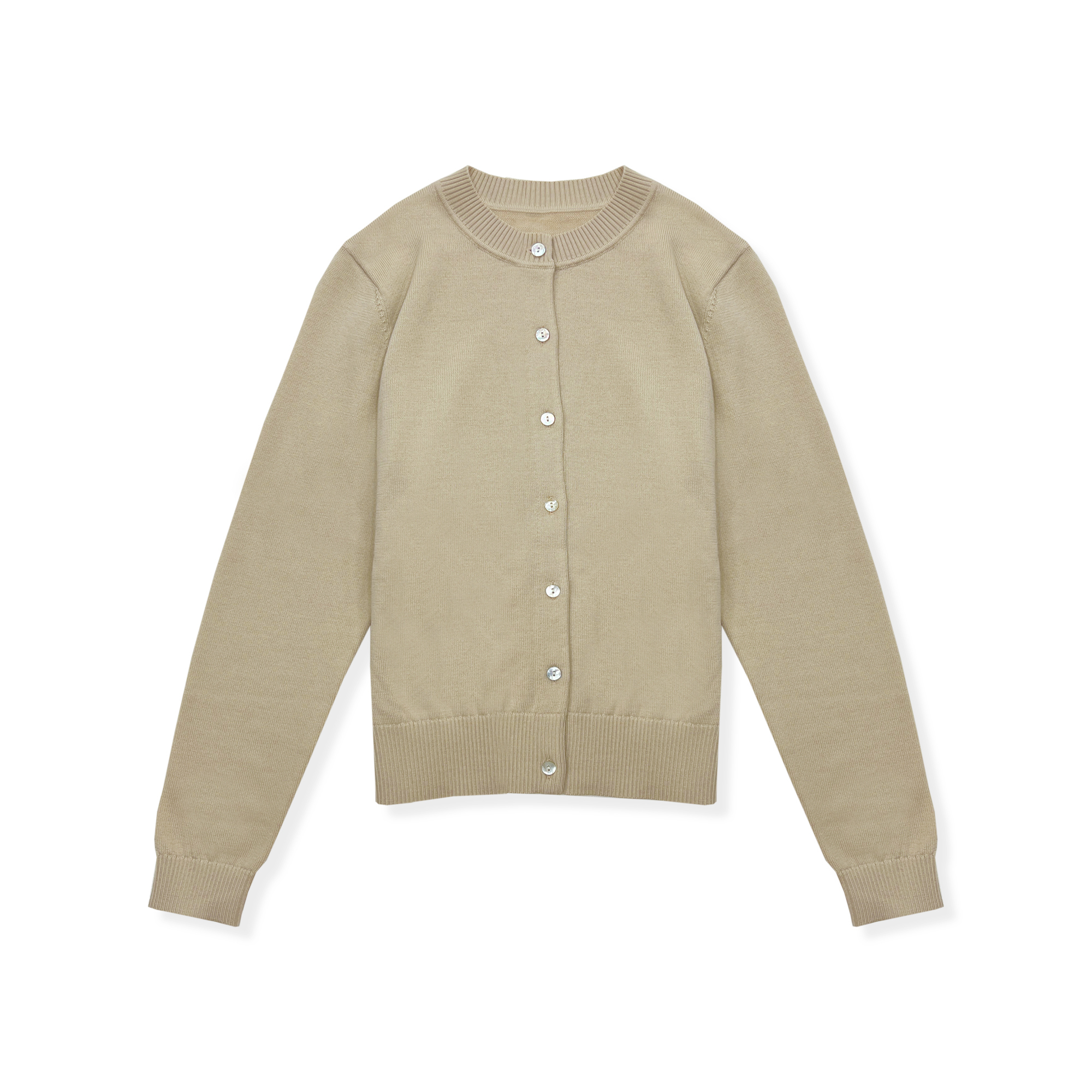 女装极简优雅圆领针织衫/23071