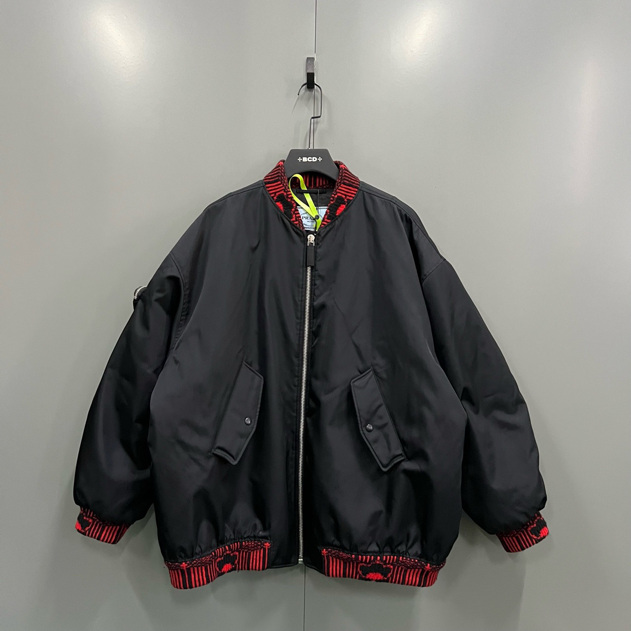95新 Prada/普拉达 （bb1） 三角标飞行员夹克 M码/603437