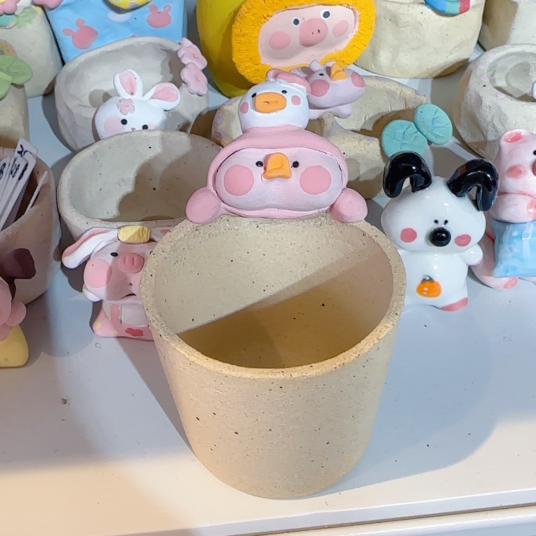 s***澈可爱猪盆   种蟠桃
